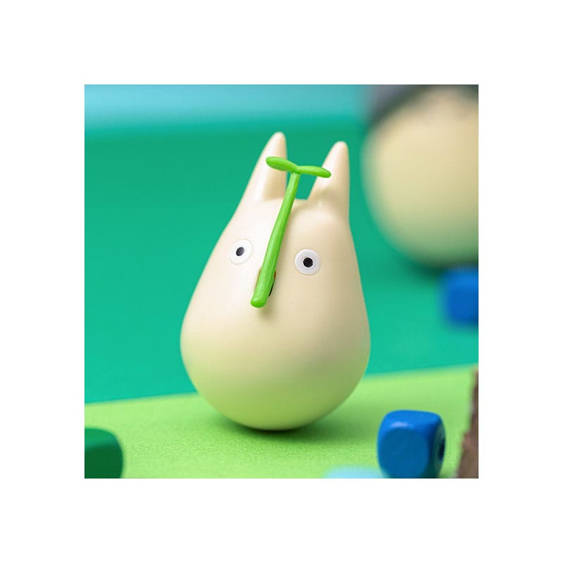Mon voisin Totoro figurine culbuto Small Totoro with leaf 5 cm