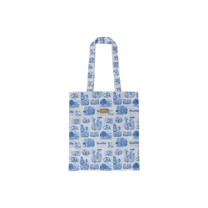 Si tu tends l'oreille Otedama sac shopping Blue Nostalgia