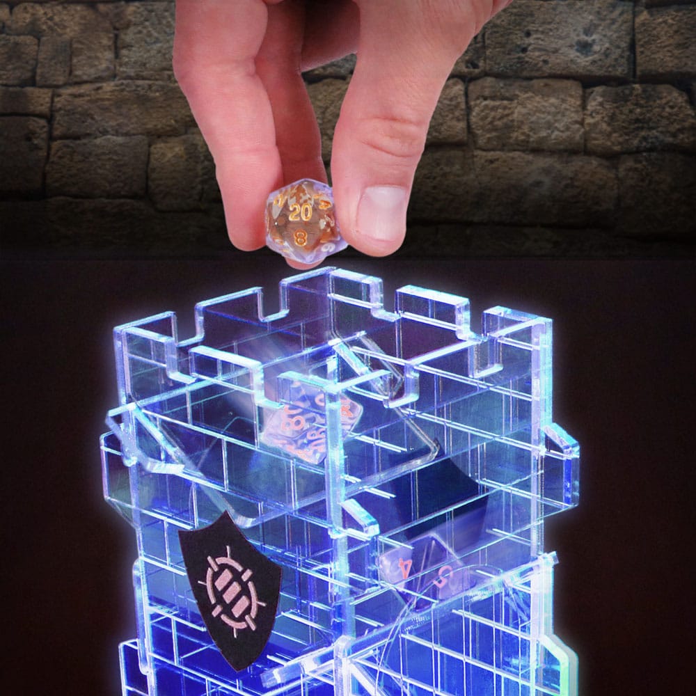 Enhance Tabletop Series tour à dés LED avec set de dés Clear