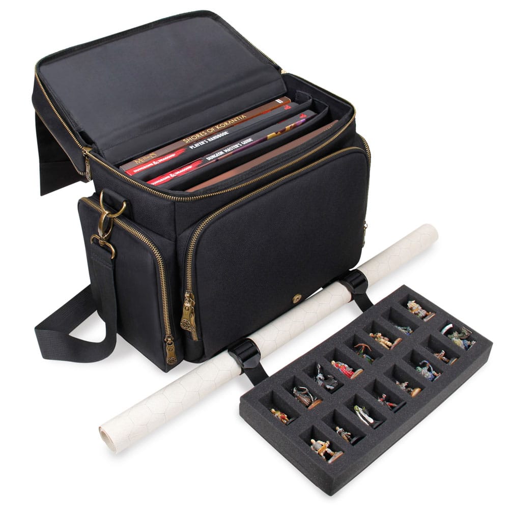 Enhance Tabletop Series Sac de voyage de l'aventurier Black