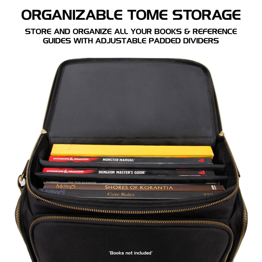 Enhance Tabletop Series Sac de voyage de l'aventurier Black