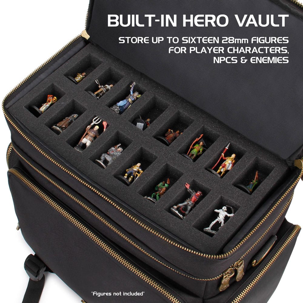 Enhance Tabletop Series Sac de voyage de l'aventurier Black