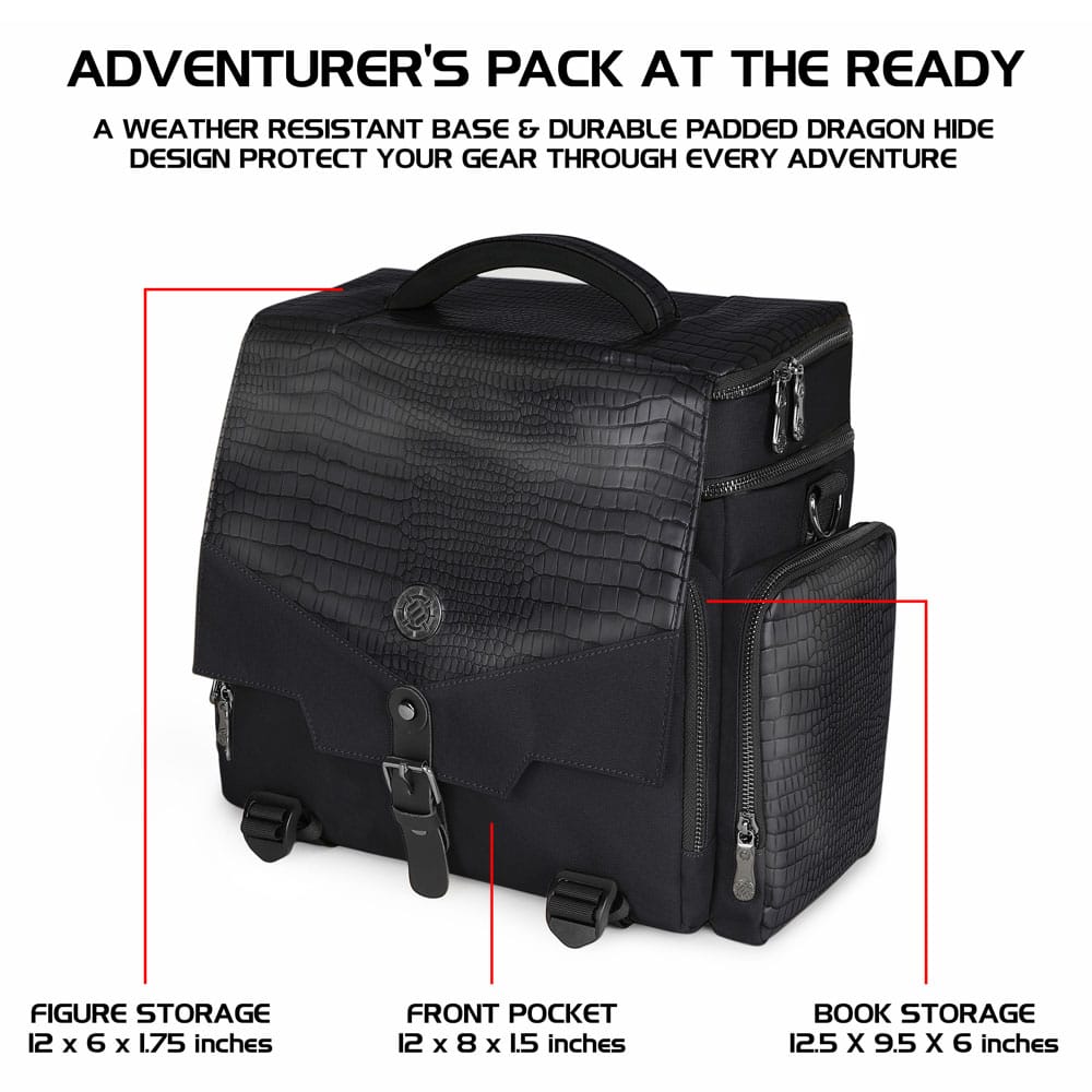Enhance Tabletop Series Sac de voyage de l'aventurier Édition Collector Black