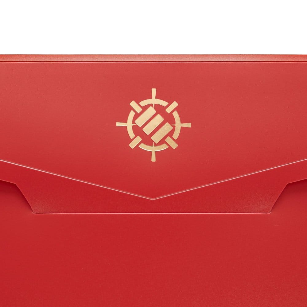Enhance Binder Classeur de Cartes Rouge 30 x 25 x 3 cm