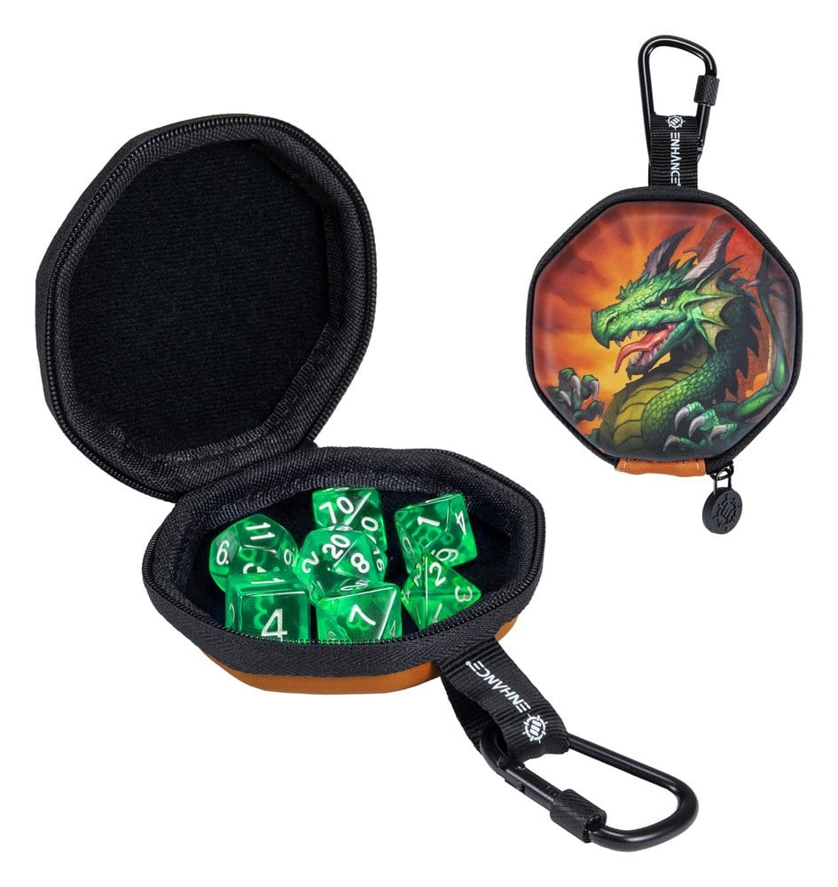 Enhance Tabletop Set de Dés Dragon Vert