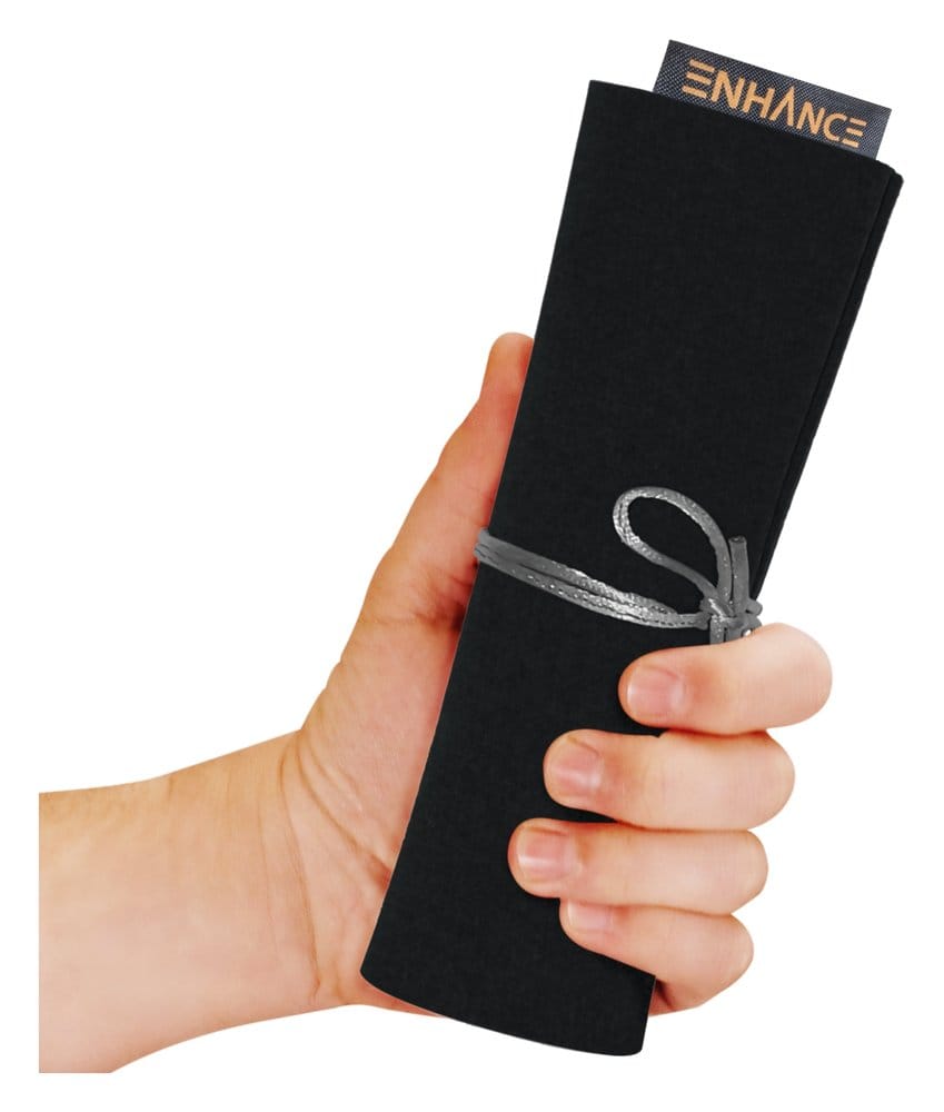 Enhance Accessoires de table Roll on a Scroll Dé et tapis à rouler Blanc