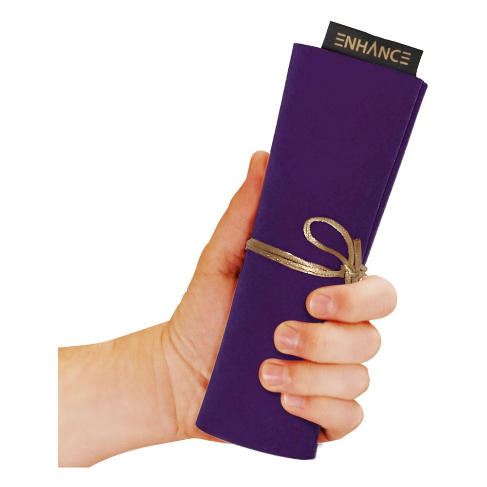 Enhance Tabletop Roll on a Scroll Sac avec dés Pourpre