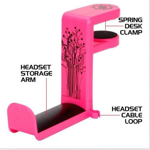 Enhance support pour casque Pink