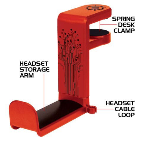 Enhance support pour casque Red