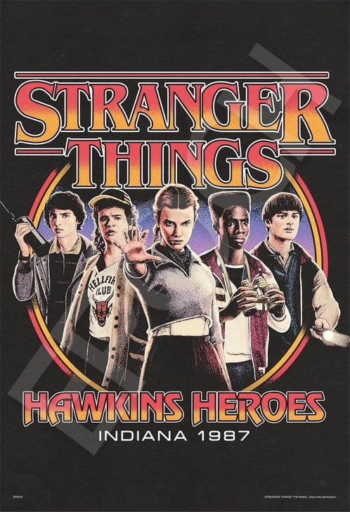 Stranger Things puzzle 1000 pièces Hawkins Heroes