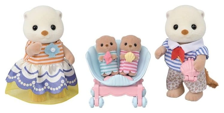 Sylvanian Families: Famille de Loutres de Mer Ensemble
