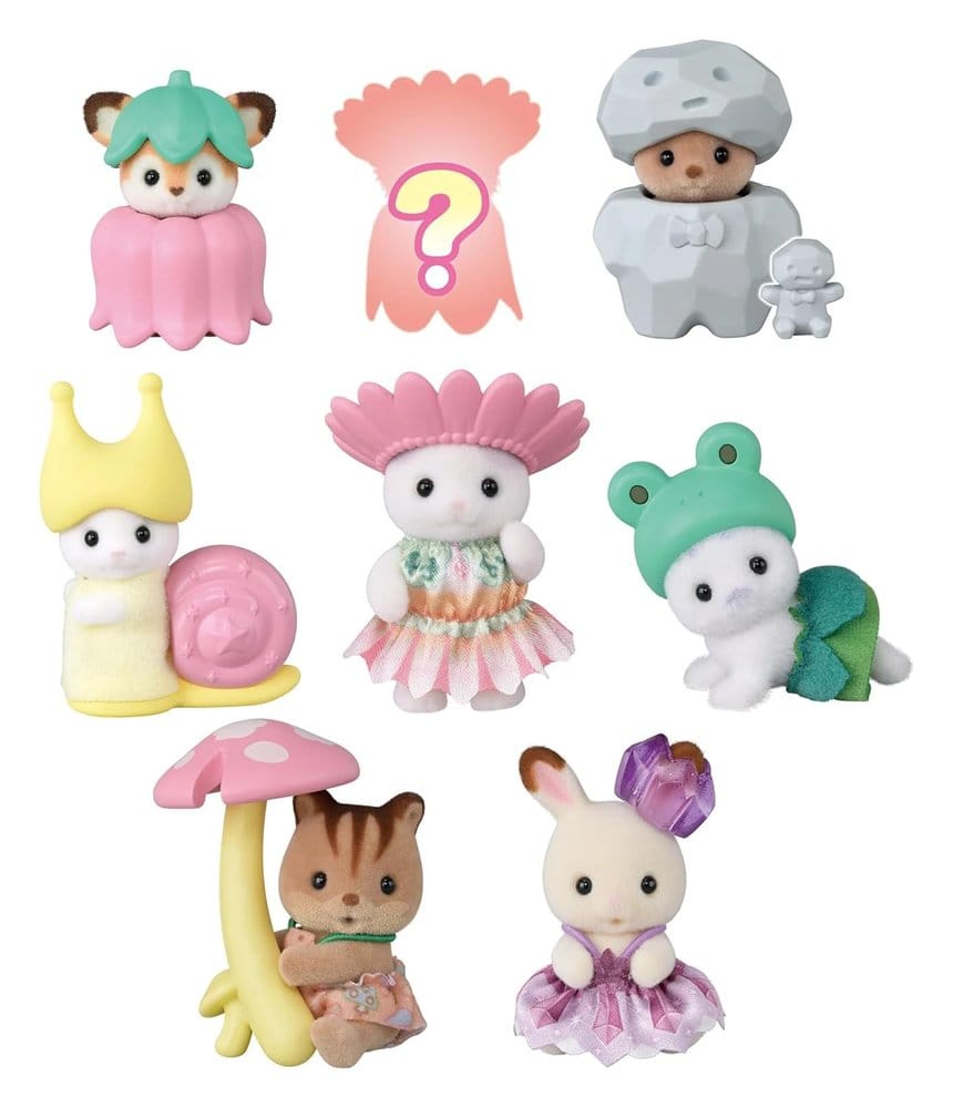 Sylvanian Families Minifigurines Amis Bébés Fées de la Forêt Sachet Surprise 5 cm Présentoir (16)