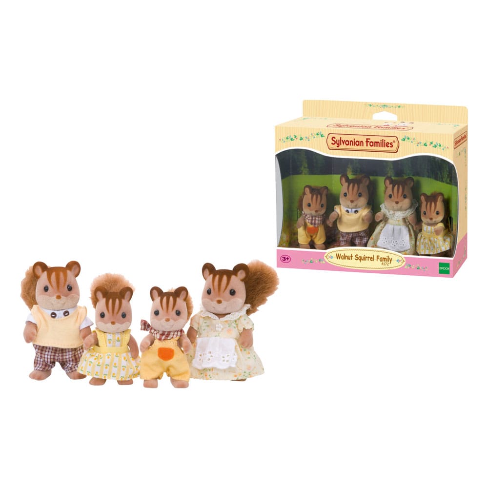 Sylvanian Families: Famille Écureuil Roux Figurine 7 cm