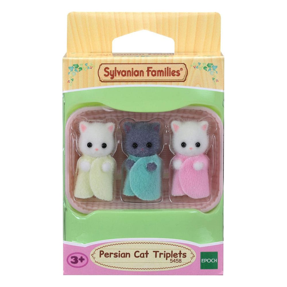 Sylvanian Families: Les triplés Chat Persan Figurine 2 cm