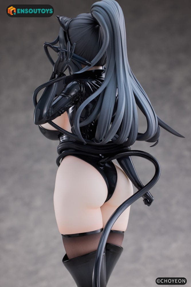 K Pring Original Character statuette 1/6 Cat Woman Happy-chan 27 cm