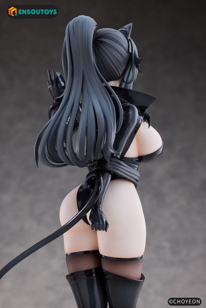 K Pring Original Character statuette 1/6 Cat Woman Happy-chan 27 cm