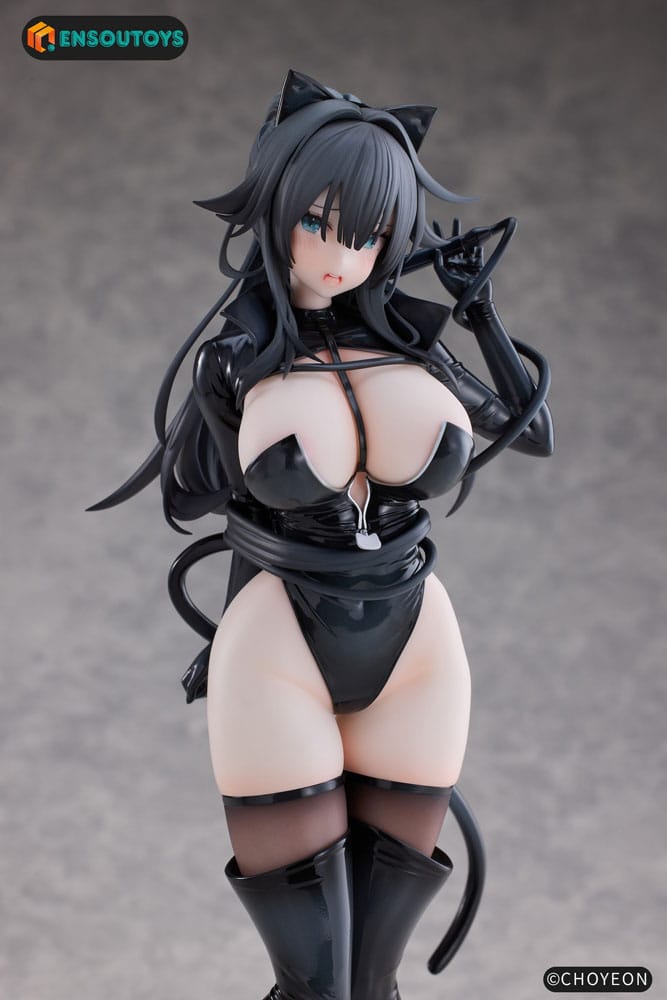 K Pring Original Character statuette 1/6 Cat Woman Happy-chan 27 cm