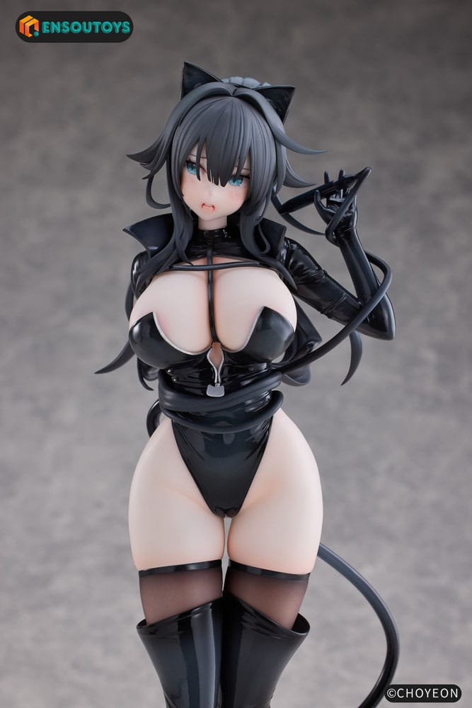 K Pring Original Character statuette 1/6 Cat Woman Happy-chan 27 cm