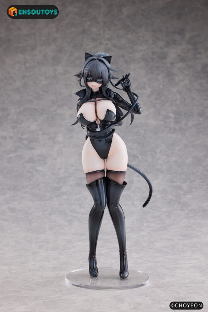 K Pring Original Character statuette 1/6 Cat Woman Happy-chan 27 cm