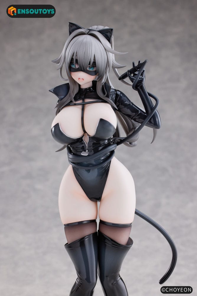 K Pring Original Character statuette 1/6 Cat Woman Happy-chan Different Color Edition 27 cm