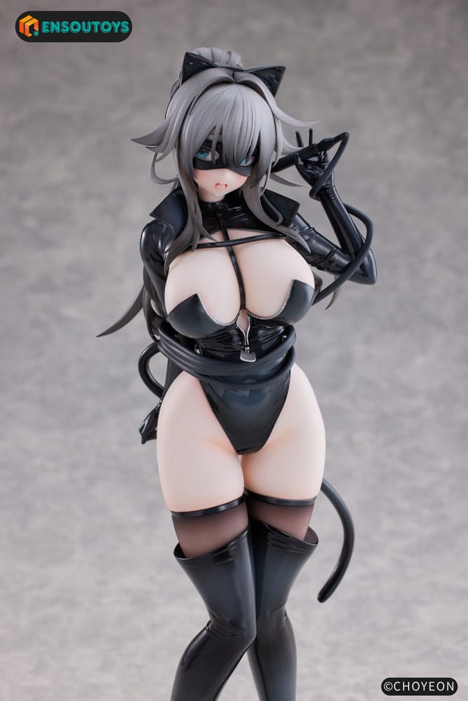 K Pring Original Character statuette 1/6 Cat Woman Happy-chan Different Color Edition 27 cm