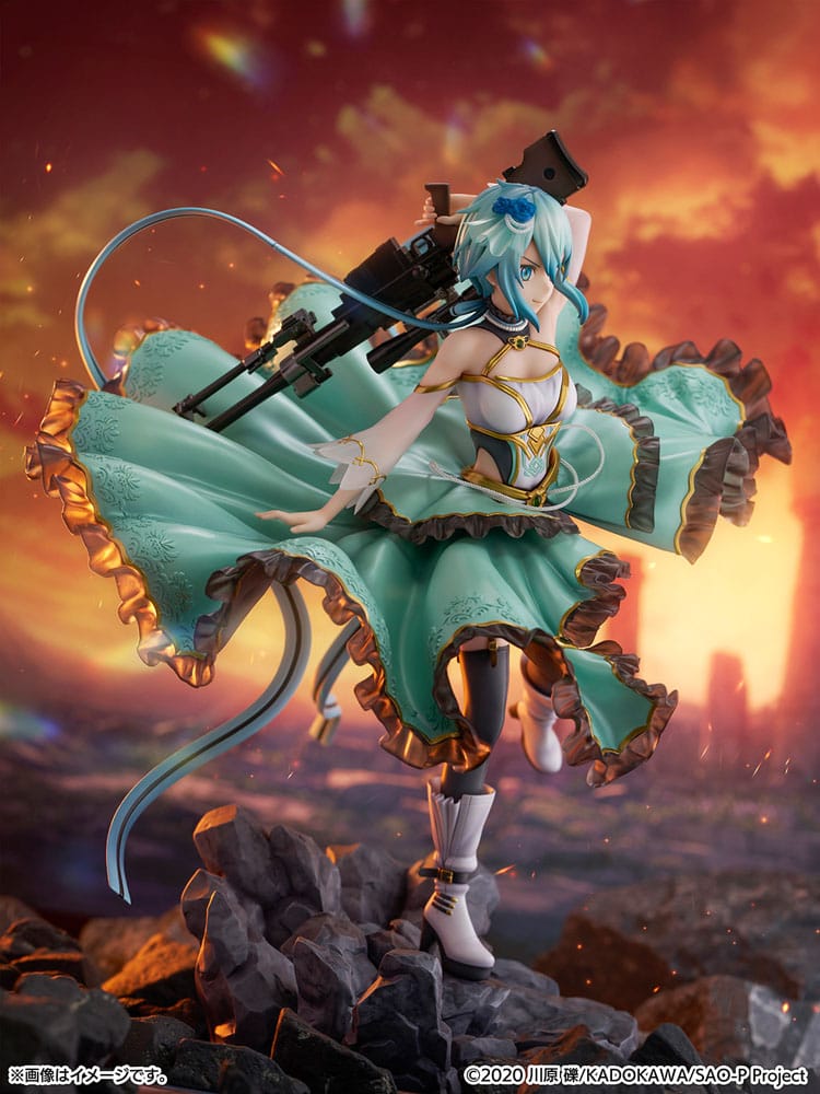 Sword Art Online statuette PVC SHIBUYA SCRAMBLE FIGURE 1/7 Sinon Crystal Dress Ver. 29 cm