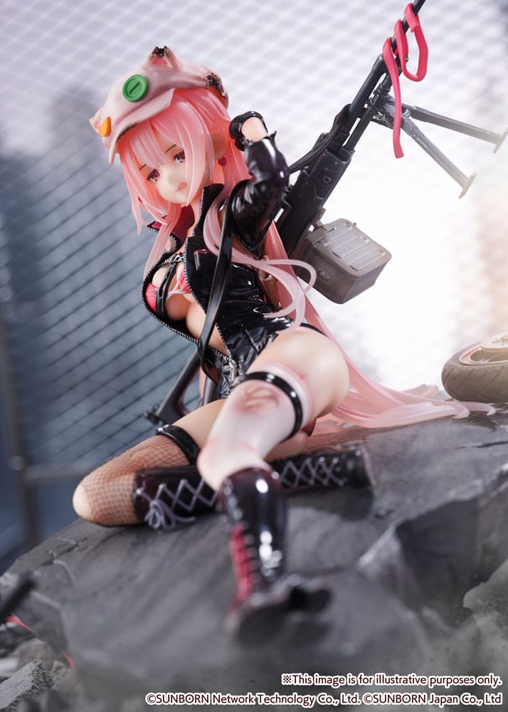 Girls' Frontline statuette PVC SHIBUYA SCRAMBLE FIGURE 1/7 UKM-2000 Gale Lightning -Wounded Ver.- 20 cm