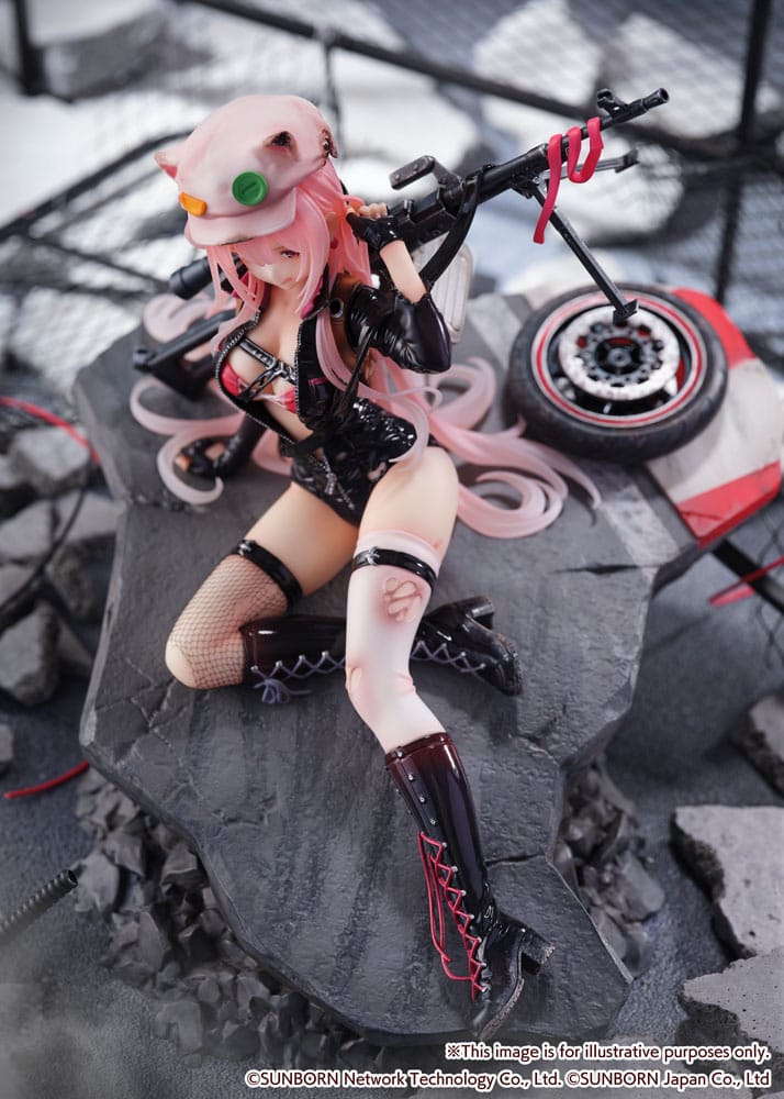 Girls' Frontline statuette PVC SHIBUYA SCRAMBLE FIGURE 1/7 UKM-2000 Gale Lightning -Wounded Ver.- 20 cm