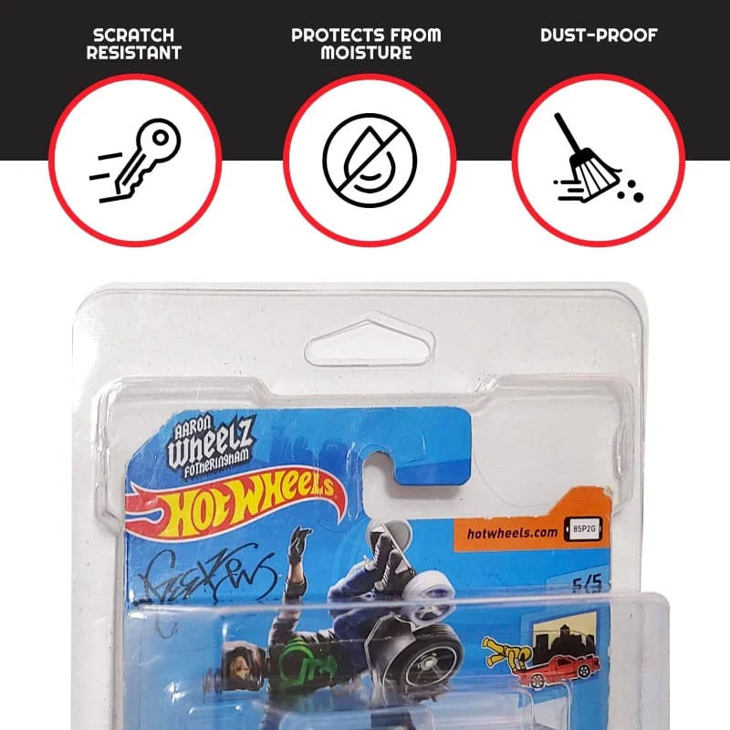 Hot Wheels pack 50 blisters en PET pour European Series Short Card