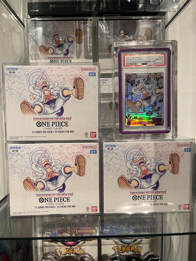 Pack 5 boîtes de protection en PET pour One Piece Booster Box (Anglais, OPP 4-6) 12 x 6 x 15 cm