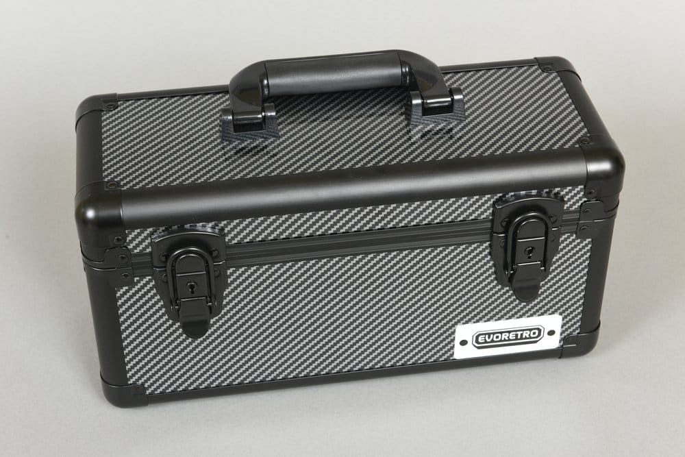 Evoretro valise TCG pour 15 Slabs Gray 33,9 x 13,4 cm