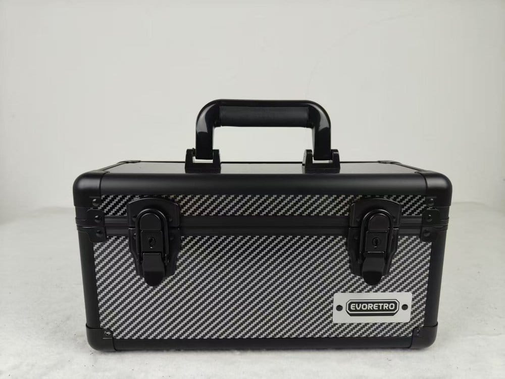Evoretro valise TCG pour 15 Slabs Gray 33,9 x 13,4 cm