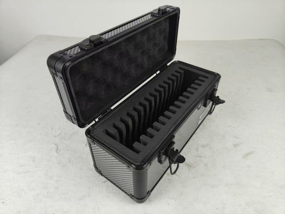 Evoretro valise TCG pour 15 Slabs Gray 33,9 x 13,4 cm