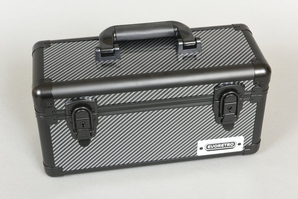 Evoretro valise TCG pour 15 Slabs Gray 33,9 x 13,4 cm