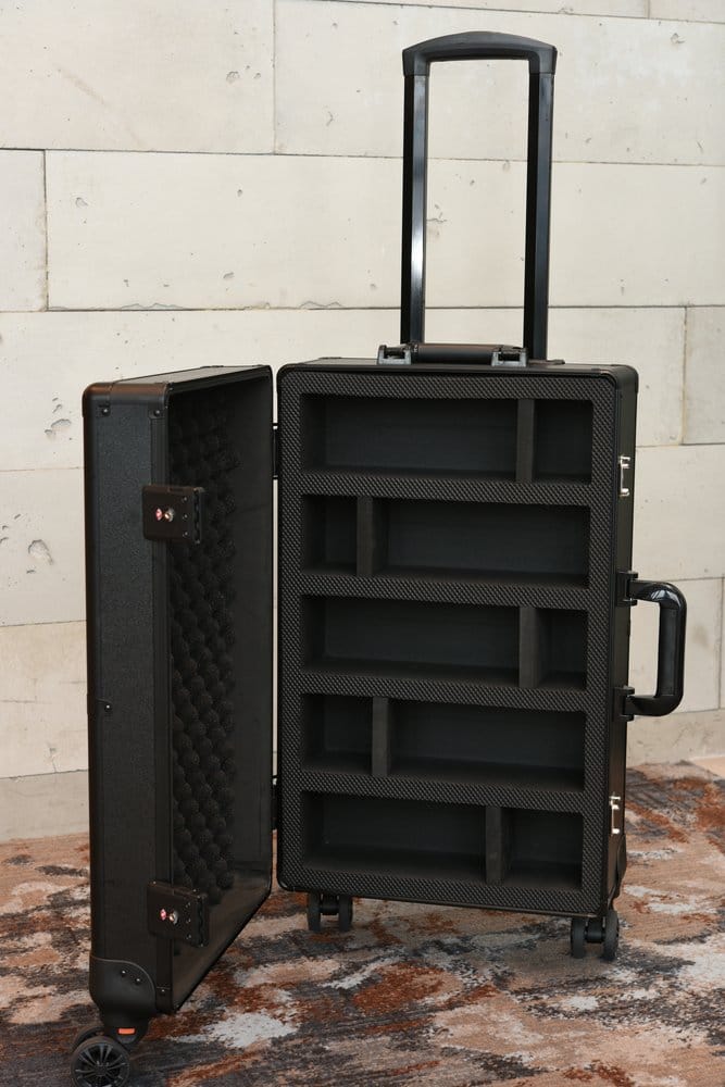 Evoretro valise à roulettes TCG 5-Rows Round Aluminum 56,0 x 35,4 cm