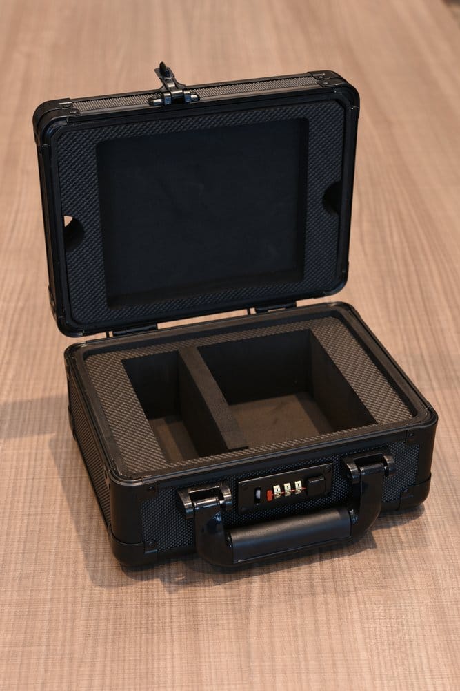 Evoretro Vitrine et Mallette de Transport pour Cartes Gradées avec Fenêtre Noir
