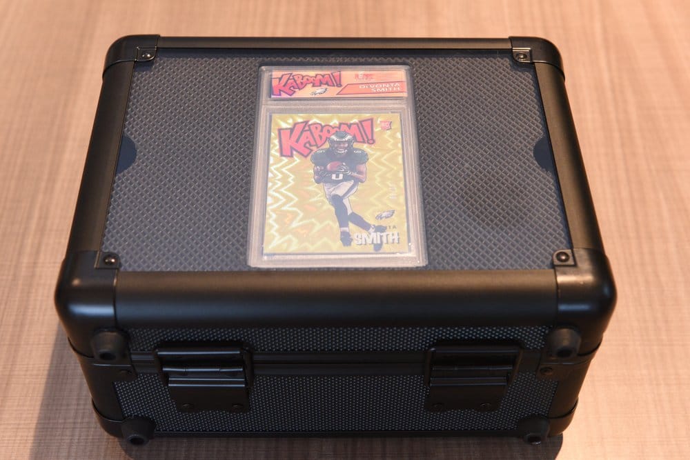 Evoretro Vitrine et Mallette de Transport pour Cartes Gradées avec Fenêtre Noir