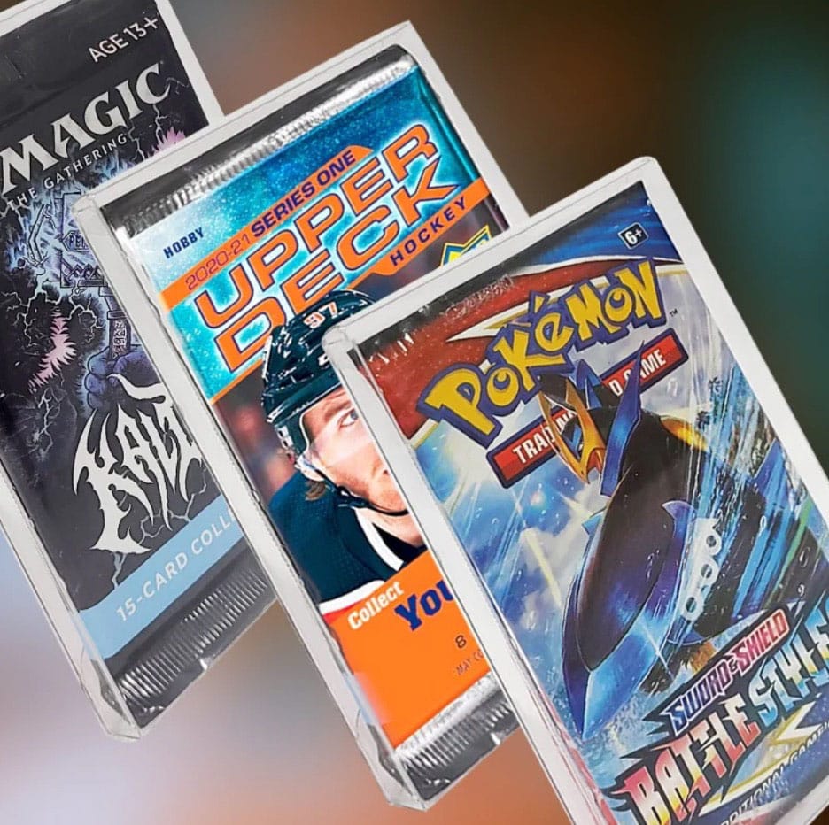 Pack 10 boîtes de protection en PET pour Cartes Booster, Magic, Yu-Gi-Oh