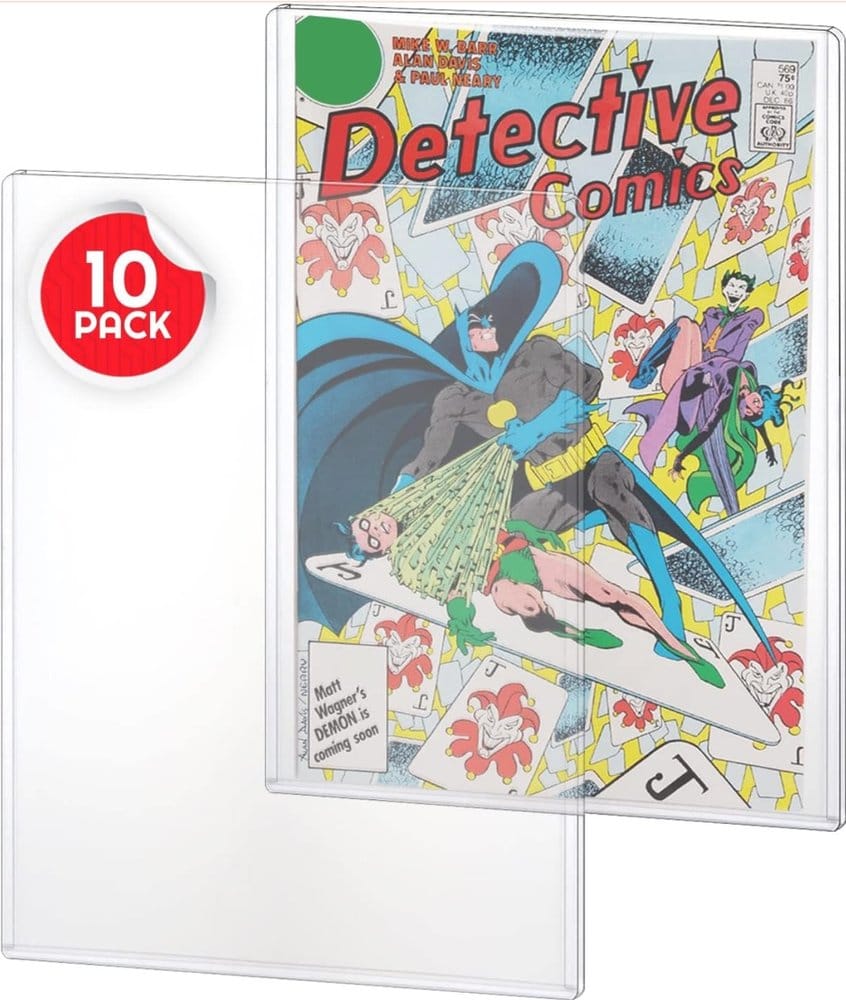 Evoretro Toploader pour Comics pack de 10 Silver