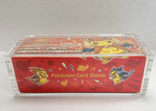Evoretro présentoir vitrine acrylique magnétique pour Pokémon Center Japanese Special Poncho Pikachu Box