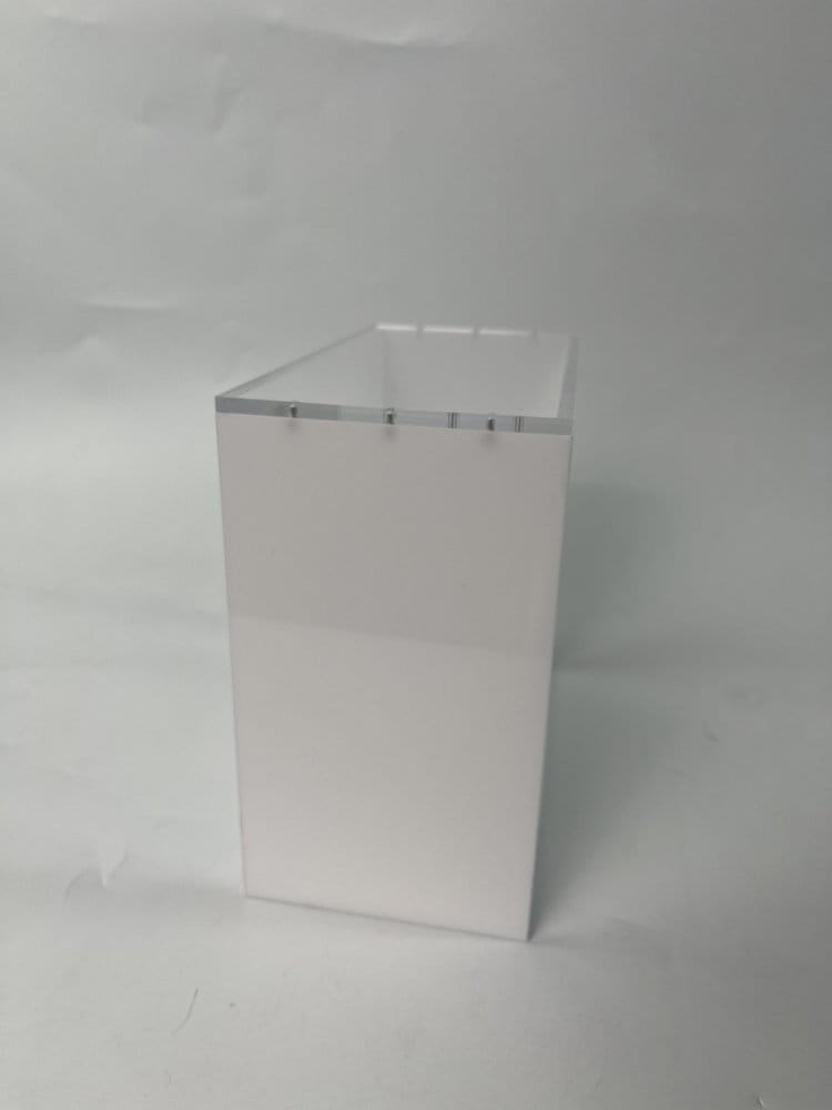 Evoretro Présentoir Magnétique en Acrylique pour ETB avec Côtés Colorés - Blanc