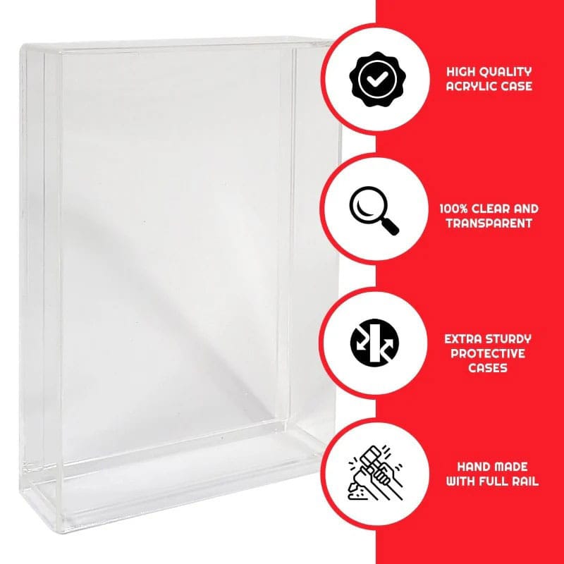 Evoretro pack 2 présentoirs vitrine acrylique pour figurines articulées