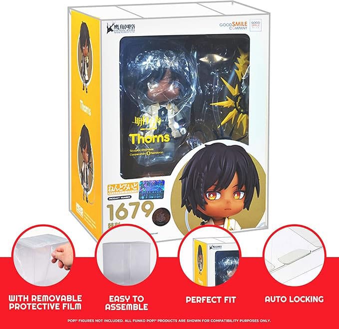 Pack 10 boîtes de protection en PET pour figurines Nendoroid