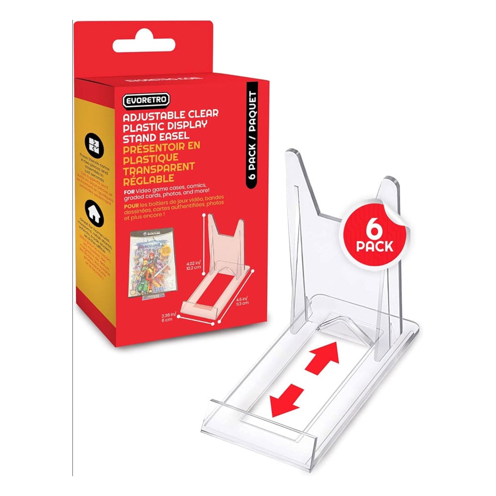 Pack 6 supports de chevalets réglables en acrylique