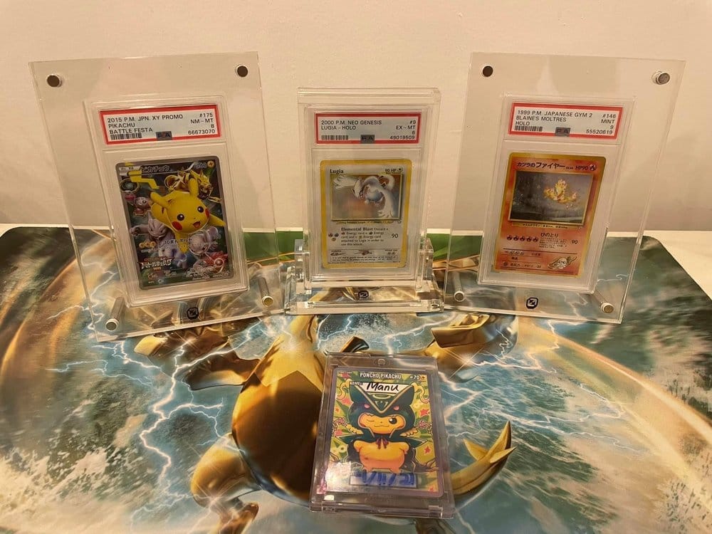 Evoretro Display en acrylique pour PSA Graded Cards 3mm