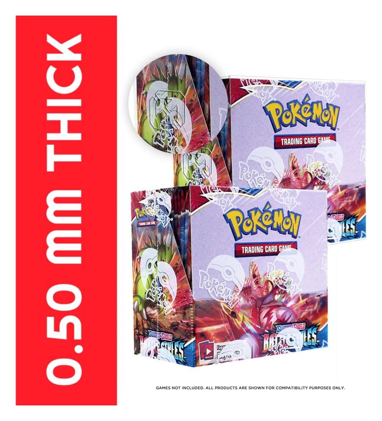 Evoretro Pack 1 boîte de protection en PET pour Pokémon Booster Box