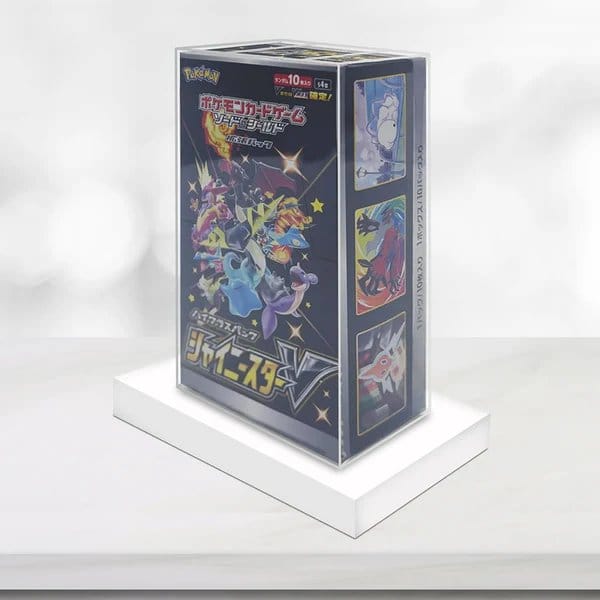 Evoretro Pack 5 boîtes de protection en PET pour Pokémon Booster Box Japonaise Petite