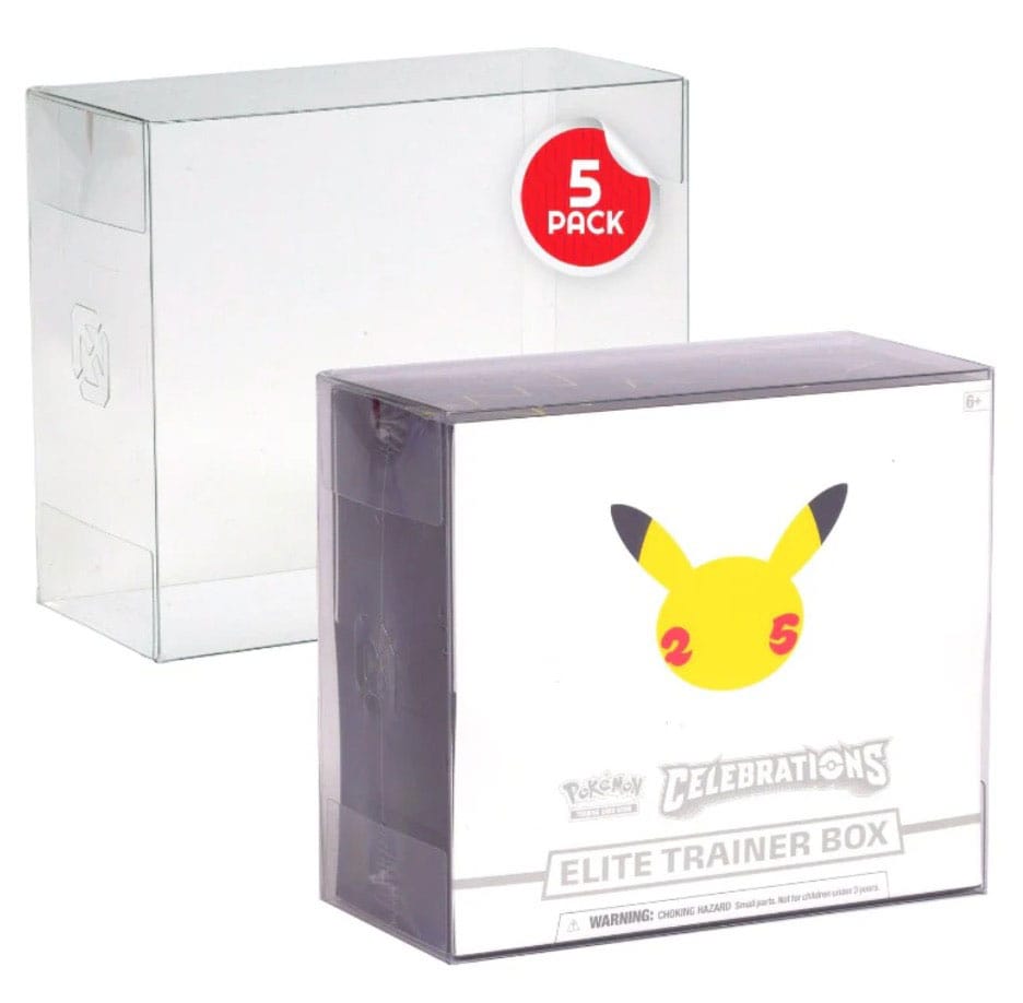 Pack 5 boîtes de protection en PET pour Booster Boxes / Elite Trainer Boxes Ver. 2