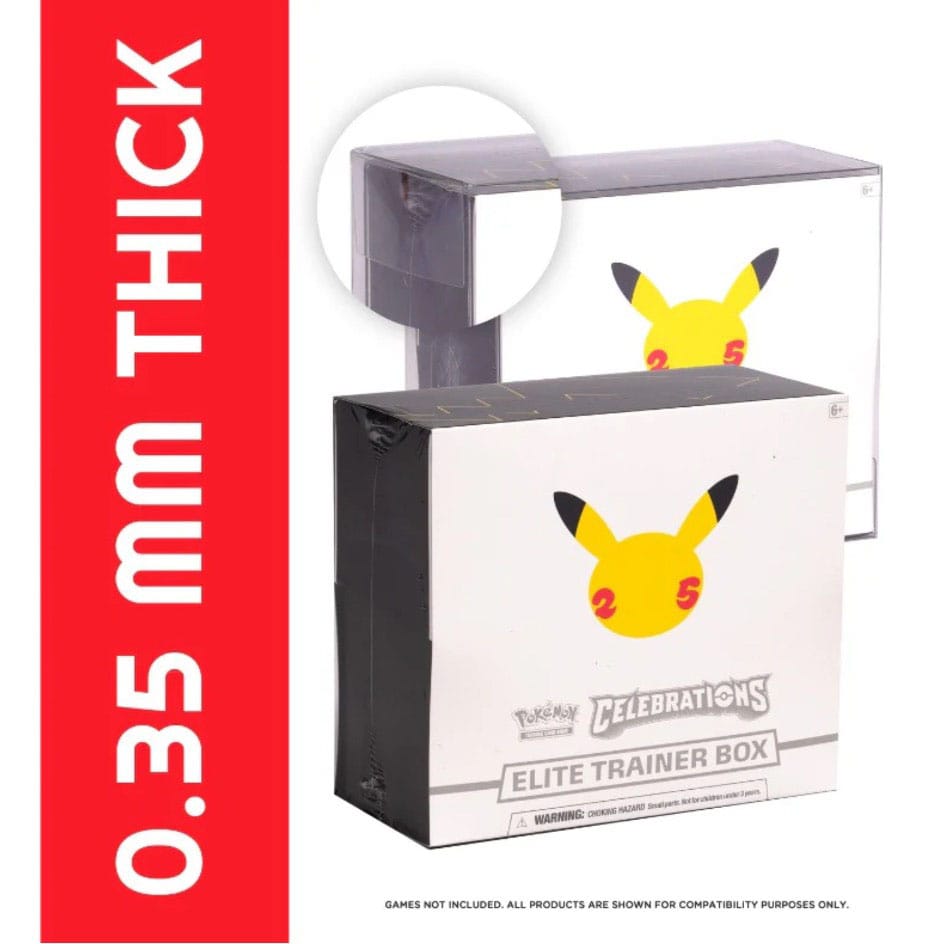Pack 5 boîtes de protection en PET pour Booster Boxes / Elite Trainer Boxes Ver. 2