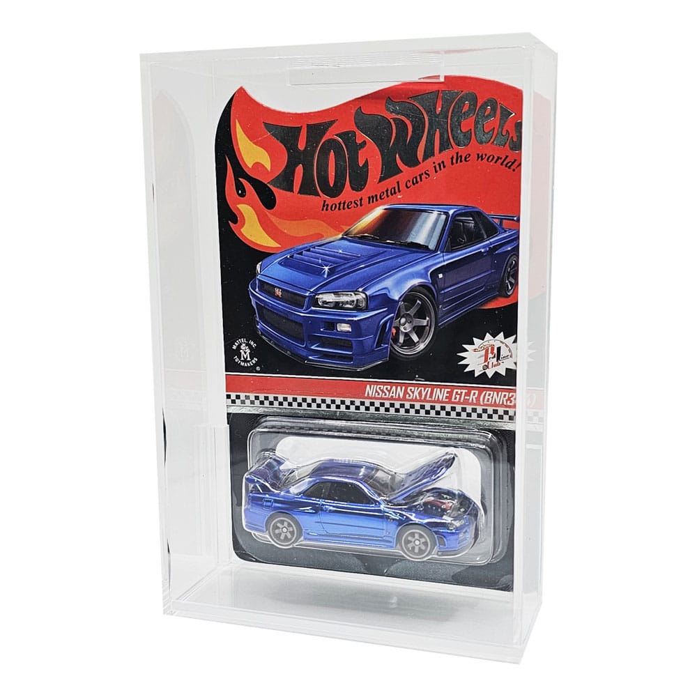 Hot Wheels pack 2 boîtes de protection en acrylique pour Mainline